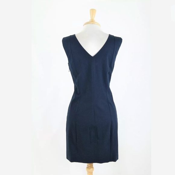 ❌SOLD❌Theory Navy Checklist Molana Stretch Dress - Picture 5 of 7